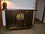 Add a Nautical Theme to Your Home!  Wonderful Hand Crafted Bar!