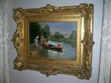 1800's Oil Painting Signed Juan Antonio Gonzalez?