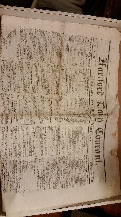Great 1846 newspaper.