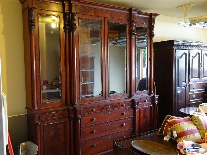 Ralph Lauren Cabinet. 2 Piece deck and base. Has keys for locks   Original purchase $13,000.   Will pre-sell Dec 7-9 call for price and appointment                 817-507-7757