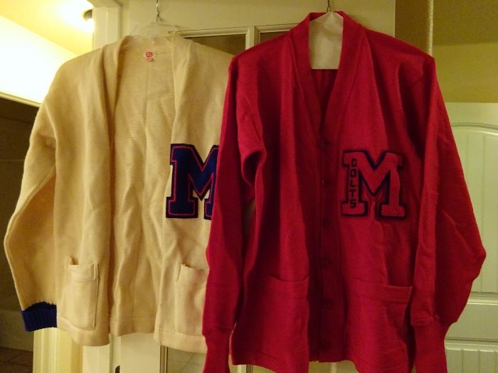 letter jackets one from Colts and I believe other SMU