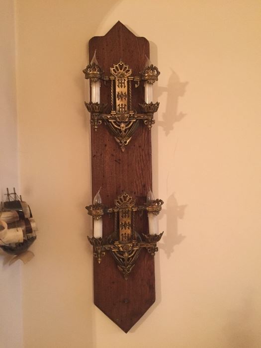 Unique electric wall sconce