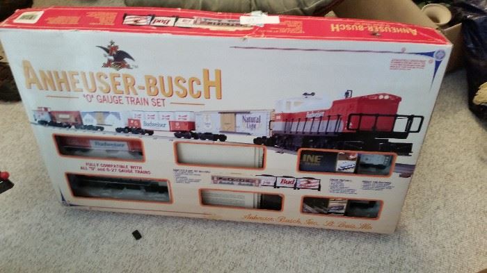 vintage train sets, new in box