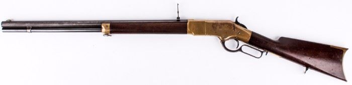 Lot 400 - Firearm Engraved Henry 1866 in .44 RF Lever Rifle