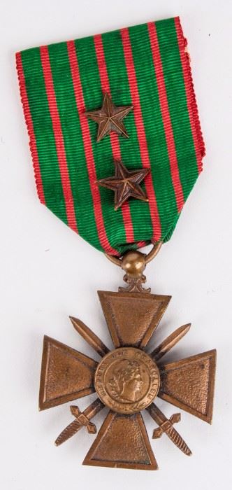 Lot 34 - WWI French Croix De Guerre Medal 1914-1918