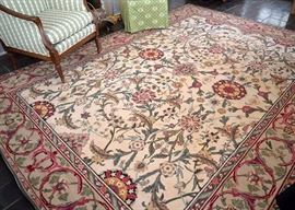 9 x 12 Floral Area Rug, 16th Century Style, from Walter E. Smithe