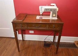 Vintage Singer Touch & Sew Sewing Machine with Table