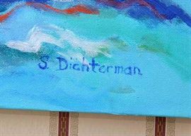 Original Painting, Signed by Artist, S. Dichterman