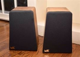 MK Miller & Kreisel Wooden Book Shelf Speakers