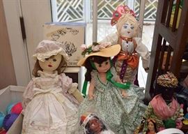 Collection of Dolls (Collectible Dolls, Ethnic & Vintage)