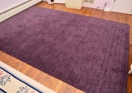 Plush Purple Area Rug
