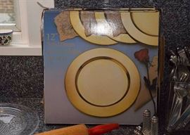 Solid Brass Chargers