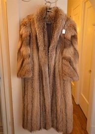 Brown Full-Length Fur Coat (Neiman-Marcus)