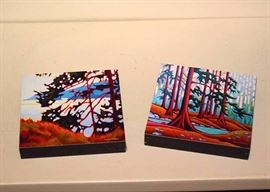 Small, Square Contemporary Wall Art 