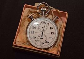 C L Guinand Chronograph Pocket Stop Watch