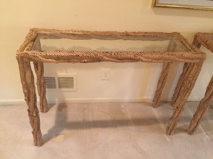 Pair of accent side tables
