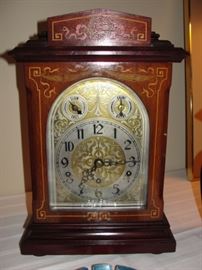 Large Antique Inlay Clock 