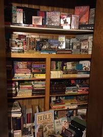 Huge Collection of Civil War Books & Videos and Tons of Religious Literature & Bibles