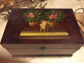 Beautiful Wooden Trunk