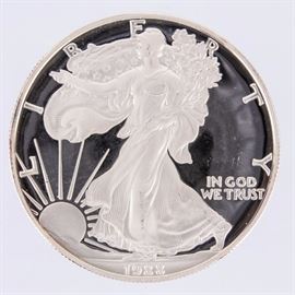 Lot 348 - Coin 1988-S Proof American Silver Eagle