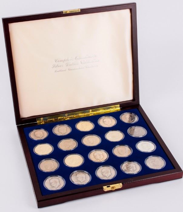 Lot 309 - Coin Complete Set Eisenhower Dollars 1971-78