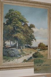 Alexander Lefort Signed Oil Painting