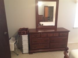 Solid Cherry Dresser w Mirror