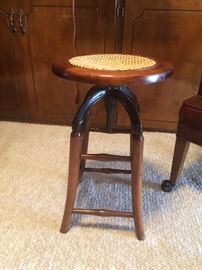 Railroad Stool made of Wood and Iron