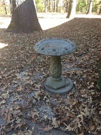 Concrete Birdbath