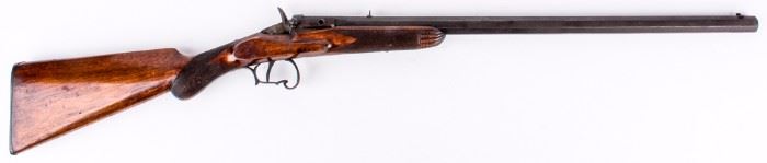 Lot 158 - Firearm Antique Flobert Single Shot Rifle