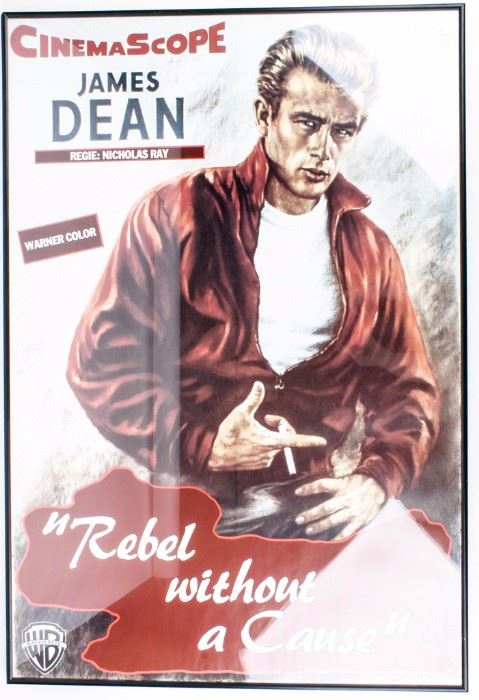 Lot 319 - James Dean Movie Poster Rebel Without A Cause