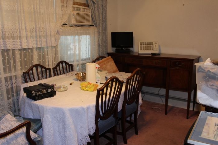 Mahogany dining room set