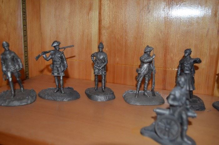 The Franklin Mint Pewter Civil War Collection