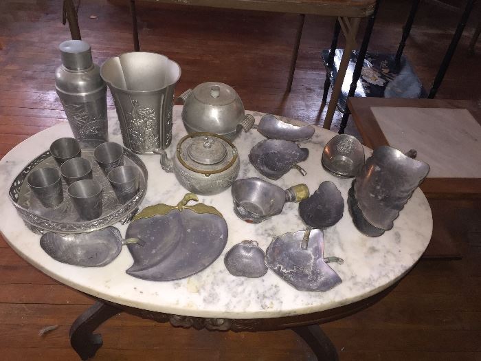 Antique Chinese pewter