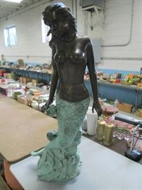 BRONZE AND COPPER MERMAID