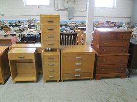 DRESSERS, NIGHTSTANDS AND CABINETS