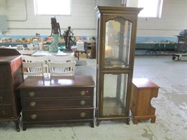 CEDAR CHEST, CURIO CABINET