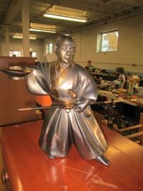 SAMURAI WARRIOR STATUE 1960