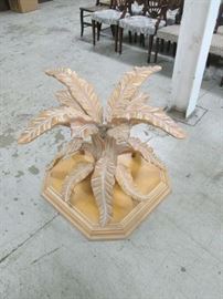 BASE OF CASA STRADIVARI TROPICAL LEAF TABLE #14 NATURAL