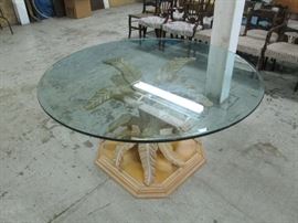  CASA STRADIVARI TROPICAL LEAF TABLE #14 NATURAL