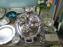 SILVERPLATE TEA SET