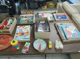 OLD BOOKS AND COMIC BOOKS