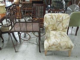 CHAIR AND GREEN HOUSE