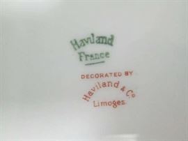 HAVILAND LIMOGES MARK ON BOTTOM