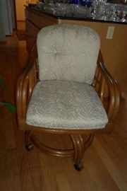 another shot of the chairs that go with the bamboo table