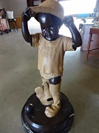 Bronze Baseball Sculpture