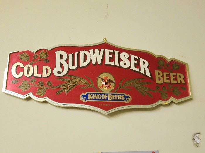 BUDWEISER Beer Sign