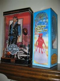 1990 Ken Harley Davidson Doll in Box.  Hula girl