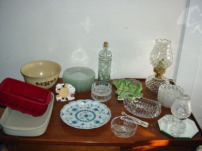 Crystal Dishes n Misc Kitchenware