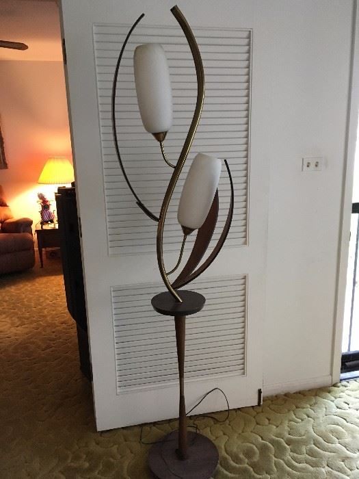 Awesome MCM tulip floor lamp